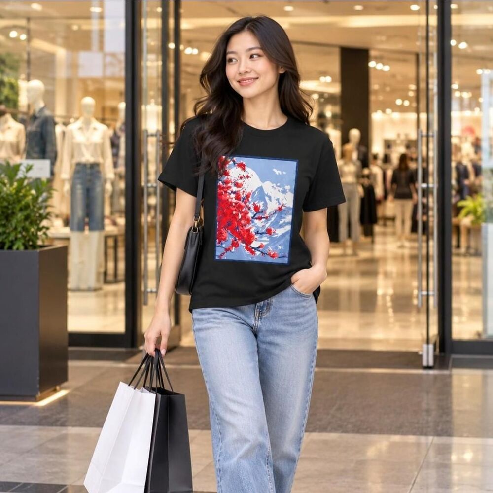 Romwe Women's Black T-shirt